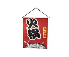 Panneau Mural Japonais - Invitation à la Fondue