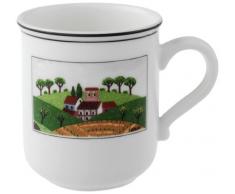 Villeroy & Boch Design Naif Tasse à café Hameau, 300 ml, Hauteur: 9,1 cm, Porcelaine Premium, Multicolore