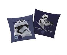 Star Wars Soldiers Coussin, 100% Polyester, Bleu, 40X40
