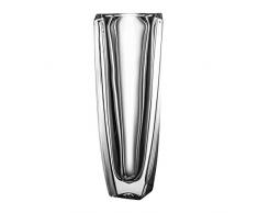 Crystaljulia Vase en Verre, Verre, 33 cm, 11,5 x 11,5 x 33 cm