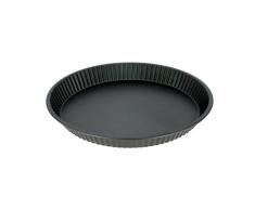 The Kitchenette 6020754 Moule à Tarte, Métal, Anthracite, 32 cm
