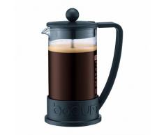Bodum - 10948-01 - Brazil - Cafetière à Piston 3 Tasses - 0,35 L - Noir