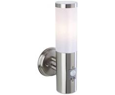 Firstlight 3431st 40Â W Applique murale Plaza avec PIR, Acier inoxydable
