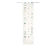 Deko Trends Rivero 6236623 54 Panneau Japonais Blanc Cassé/Gris/Vert/Bleu 245 x 60 cm