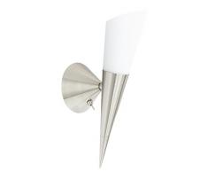 Trio 2502211 Applique murale Avec interrupteur 1 x E14 Nickel / Verre mat 60 W / 40 cm