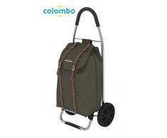 Colombo Chariot de Courses en Aluminium, Roues XL, Vert, Universel