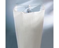 Kleine Wolke 0382100000 Rideau de Douche avec Fixations Style araignée Blanc