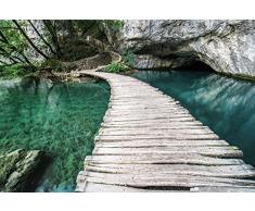 Papier Peint déco poster MINT BRIDGE 3 x 2,70 m | Déco et photo murale XXL Qualité HD Scenolia