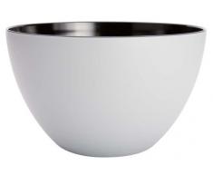 Zak Designs 1646-1892 Saladier 2 Couleurs Gris SatinÃ© / Noir 22 cm