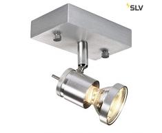 SLV Spot, Aluminium, Aluminium brossÃ©, 1-flammig, GU10 230volts