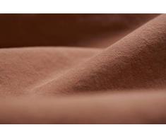 L1NK STUDIO Drap Plat uni pour lit 200 cm (290X280cm) 100% Coton (Percale 200 Fils) Caldera