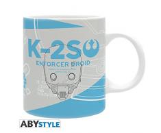 ABYstyle ABYMUG341 Tasse Star Wars K-2SO, Blanche