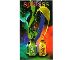 Miracle Home Serviette de Plage en Microfibre Multicolore 75 x 145 cm