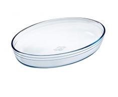 à cuisine Plat à four ovale en verre borosilicate 35 X 24 cm