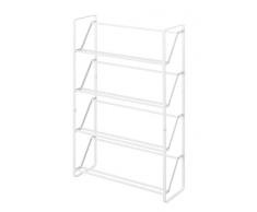 Yamazaki Frame Étagère à Chaussures à 4 étages Blanc