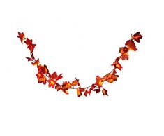 Brauns Heitmann Guirlande, Plastique, Rot, 150 x 20 x 5.5 cm