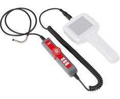 KS Tools 550.8602 Sonde flexible SUPERCHARGED avec caméra frontale commutable 0° Ø6mm - L.2m