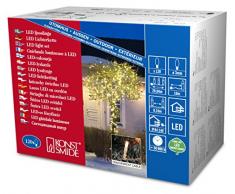 Konstsmide 3612-103 Guirlande 120 Micro LED Blanc Chaud + Câble Transparent 24 V