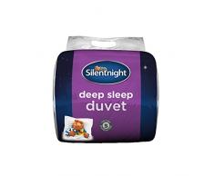 Silentnight Couette Deep Sleep, Blanc, Microfibre, Blanc, Simple