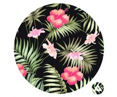 Homedecor. Maison de Plage CE Que DIY adhÃ©sif Cercles Murale sur Toile, tissÃ© Polyester, Petite, 20.3Â x 20.3Â cm, Tissu, Multi/Couleur, 20.32Â x 20.32Â x 20.32Â cm