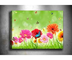 Bonamaison Peinture sur toile, multicolore, 30 x 40 cm - ConÃ§u et fabriquÃ© en Turquie