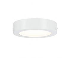 Paulmann 70641 WallCeiling Lunar Panneau LED, 170mm, 11W, 230V, Blanc mat, Alu