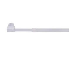 Beyond Drape Smart Fix Business Barre de Serrage Extensible jusquà 20 mm Tringle à Rideau Plate Barre de vitrage, Barre de vitrage, Tringle télescopique en Fer, Blanc, 80-110 cm