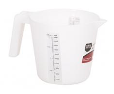 Wham Design Verre doseur en Plastique, Plastique, weiÃ, 12 x 17,5 x 16 cm