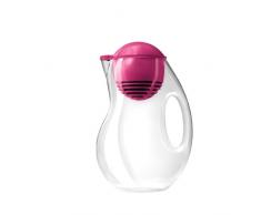 Move Collective Bobble Carafe avec Filtre deau LLC Carafe, en Plastique, Magenta, 2Â L