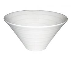 Eñe Chun Bol avec Entonnoir, 13 cm Blanc