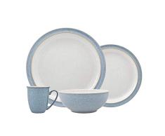 Denby 381048752 Service de table en grÃ¨s Bleu