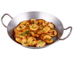 CHG Set 254-00 Poêle en acier à 2 poignées Épaisseur 2 mm Ø 28 cm