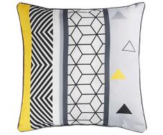 douceur dintérieur coussin 40x40cm yellow mix