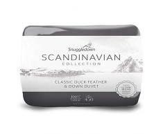 Snuggledown Couette en Duvet et Plumes de Canard scandinave, 10,5Â tog- Double