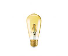 Osram Vintage Edition 1906 Ampoule LED Ã Filament - Culot E27 - Forme Edison Or AmbrÃ©e - pas dimmable - 4W=34W 410 lm 2400K, 1-Pack