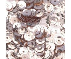Efco Fil Plat Rond, Sequins, Champagne, 6Â mm, 5Â g, 500