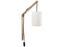 Tosel IAP3358011 Applique Murale, Bois, Blanc, 600 x 300 x 120 mm