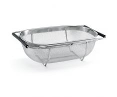 Polder Passoire Extensible argentée pour évier de