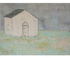 Art Maison Toile Murale Grise, Vert, Blanc, 24 x 36 cm