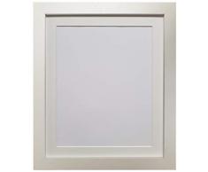 FRAMES BY POST Porte Photo 25 mm de Largeur H7 avec embase Ivoire 14 x 11-Pouces pour Photo de 10 x 8-Pouces, Blanc