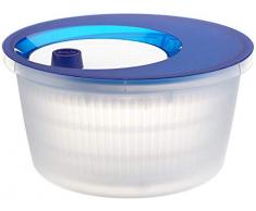 Emsa BASIC Essoreuse à salade, 4L Bleu/blanc