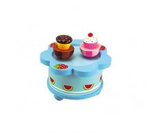 Musicbox Royaume 43861Â 100Â mm en Bois BoÃ®te Ã Musique Danse Cupcakes tournant vers la mÃ©lodie pour Elise dÃ©coration de Chambre