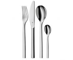 WMF 1276006043 Set de 24 Couverts de Service, Acier Inoxydable, Argent, 43,5 x 27 x 5,5 cm