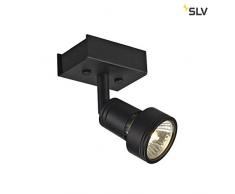 SLV Spot, Aluminium, noir mat, GU10 1W 230V