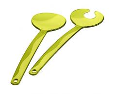 Rotho 1718405073 Couverts à Salade, Plastique, Vert, 30,6 x 8 x 1 cm