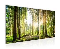 Tableau decoration murale Paysage de la forÃªt - XXL Impression sur Toile Salon Appartment 1 Parties - prÃªt Ã accrocher - 503812b