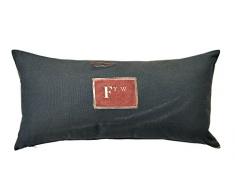 Daycollection HOOFACMR5 Home Office Coussin Coton Noir 50 x 30 x 10 cm