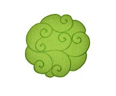 Bellanda 3078â30Â Sets de Table Rond, Polyester, Vert, 30Â x 30Â x 0,5Â cm