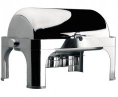 Lacor 69034 Bain Marie Roll Top Gastronorm 1 / 1 avec Pieds en Inox