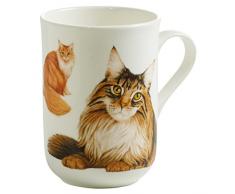 MAXWELL PB0718 Tasse, Porcelaine, Multicolore, 10,5 x 7,5 x 10,5 cm